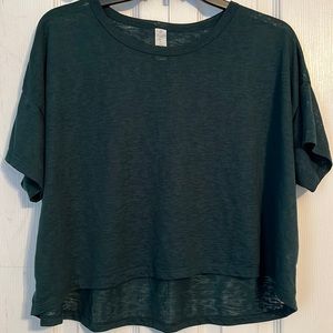 Balance collection crop workout tee